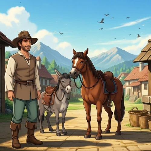 Câu Chuyện: Con Ngựa Và Con Lừa